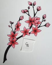 Simple cherry blossom